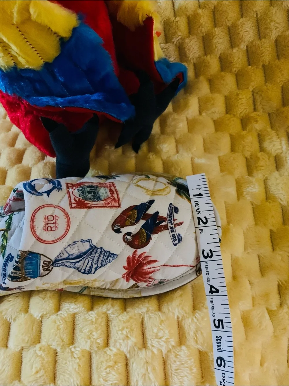 FARM RIO Tropical Vintage Hotel Slippers Women’s Size 9 Parrot Tropical Slides - Picture 8 of 9